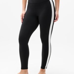 NWT Athleta Elation Shine Sport Stripe 7/8 Tight